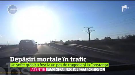 Imagini şocante pe DN1, la ieşirea din Făgăraş spre Sibiu