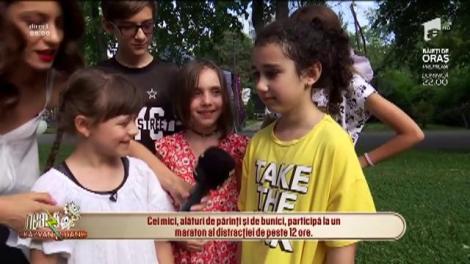 Maraton al distracției de peste 12 ore, dedicat copiilor, în parcul Alexandru Ioan Cuza