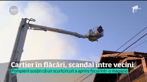 Ipoteză șocantă lansată de un vecin în cazul incendiului izbucnit în Capitală! De la ce ar fi pornit focul care a mistuit șapte case