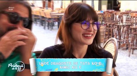 Gheorghe Gheorghiu și fiica lui, la plimbare prin centrul Capitalei: ”Moștenesc de la tata vocea și modestia”