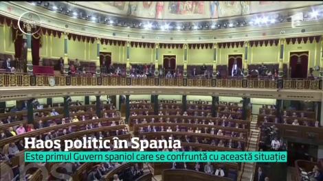 Spania este &icirc;ntr-o criză politică fără precedent