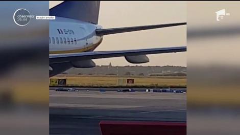 Imagini incredibile surprinse pe aeroportul din Timişoara