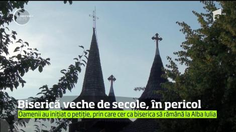 Biserica veche de secole, în pericol. O biserică de lemn veche de 260 de ani, ar putea fi strămutată