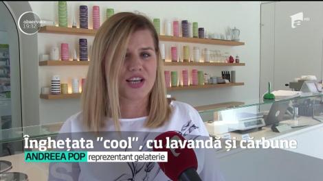 Înghețata ”cool”, cu lavandă și cărbune: VEDETA VERII! Gelateriile vând înghețată cu arome inedite și spun că sunt 100% naturale