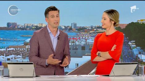 La plajă sub palmierii din Mamaia. Peste 30 de mii de turiști au ajuns pe litoral, în vacanță