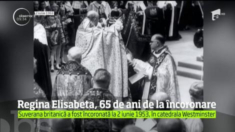 Regina Elisabeta, 65 de ani de la încoronare. Suverana britanică a fost încoronată la 2 iunie 1953