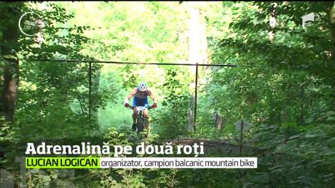 Adrenalină pe două roți. Participanții amatori și profesioniști, au avut de parcurs 4 kilometri în pădure