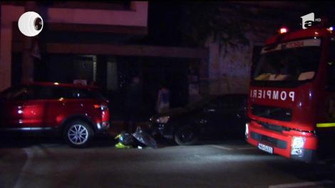 Incendiu violent în Piața Romană din Capitală. Focul a fost stins după o oră