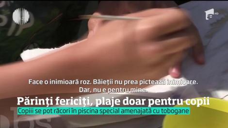 Părinți fericiți, plaje doar pentru copii. Și adolescenții au ce face la malul mării, ei pot lua lecții de kitesurfing