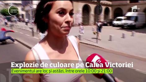 Explozie de culoare în Capitală. Este a patra ediție a evenimentului ”La pas pe Calea Victoriei”