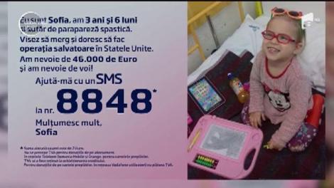 Vreau să ajut! Sofia este dependentă de cei din jur