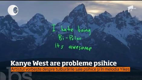 Kanye West a recunoscut că are probleme psihice
