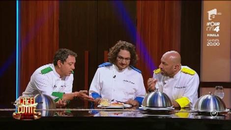 Emoții la "Chefi la cuțite"! Chefii degustă preparatele concurenților intrați la duel