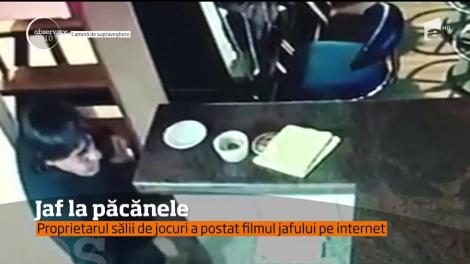 Un bărbat din judeţul Neamţ a considerat că a găsit metoda perfectă pentru a-şi recupera banii pierduţi la păcănele