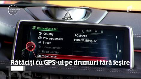 GPS-ul a pus în pericol două familii. Le-a ghidat până la un drum fără ieşire