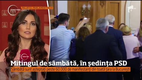Comitetul Executiv Național al PSD s-a reunit ca să pună la punct detaliile pentru mitingul de amploare anunţat pentru acest sfârşit de săptămână