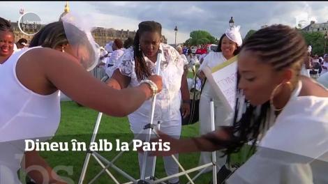 Dineu în alb, la Paris. La eveniment au participat peste 18 mii de oameni