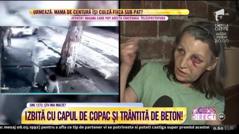 Mama măcelărită pe stradă face mărturisiri cutremurătoare! „De ce dai în mine, de ce mă bați?!'”