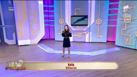 Katia cântă, la Neatza, melodia „Without me”