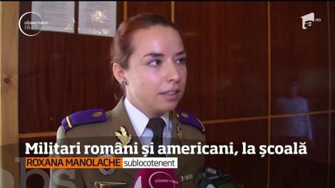 Militari români și americani, la școală
