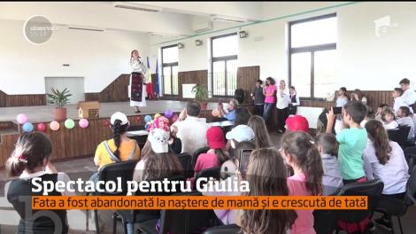 Spectacol pentru Giulia, o fetiţa de opt ani care trece prin clipe cumplite