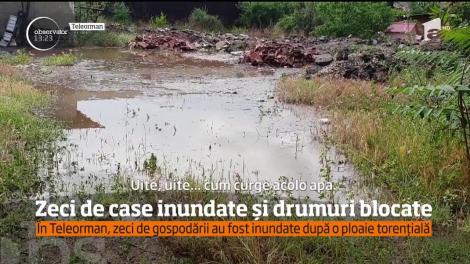Ploile şi viiturile au făcut ravagii în mai multe zone din ţară