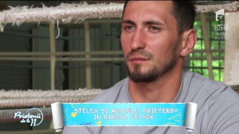 Bogdan Stelea şi Bogdan Mălăele, prieteni în ringul de box!