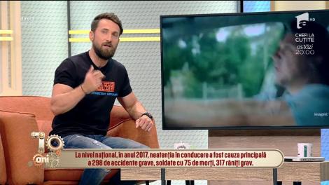 Distragerea atenției la volan, cauza principală a tragediilor