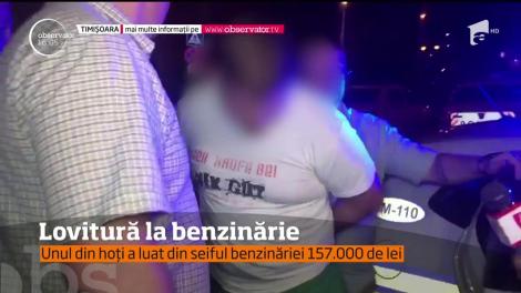 Un angajat al unei benzinării din Lugoj împreună cu doi complici au golit seiful firmei la care lucra