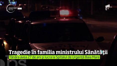 Tragedie în familia ministrului Sănătătii. Nepoata Sorinei Pintea a fost găsită fără suflare
