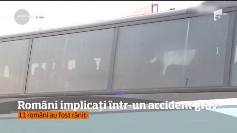 Un autocar românesc, implicat într-un grav accident rutier în Bulgaria