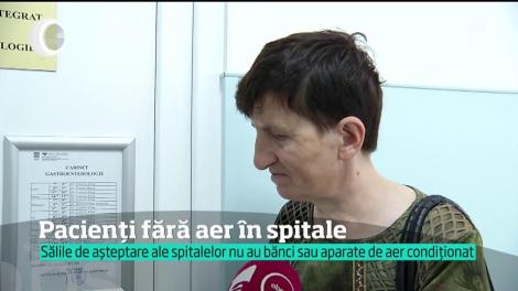 Pe holurile marilor spitale de stat din Capitală, pacienţii îndură şi neputinţa sistemului. Aşteaptă în picioare, într-o căldură insuportabilă. Şi mulţi pică din picioare înainte să ajungă să fie trataţi de boală