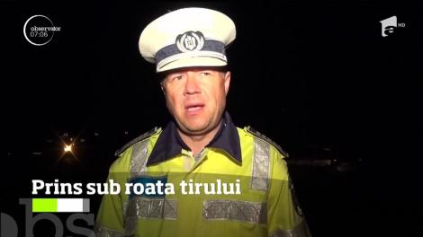 Un şofer de TIR a fost salvat din ghearele morţii în Pasul Tihuţa