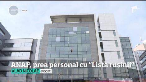ANAF a actualizat "lista rușinii" pe care apar numele datornicilor la stat