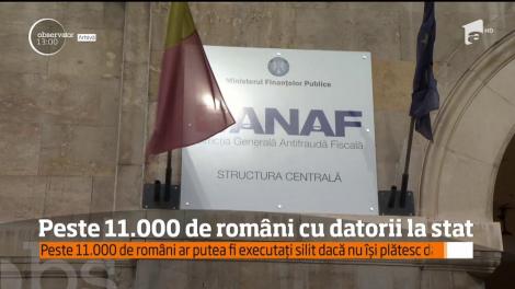Lista neagră a datornicilor ANAF a fost făcută publică