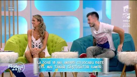 Totul despre cel mai tânăr câştigător de "iUmor"! Cine este Andrei Cojocaru: "După ce am aflat că am luat marele premiu, mama mi-a făcut clătite. Suntem o familie modestă"