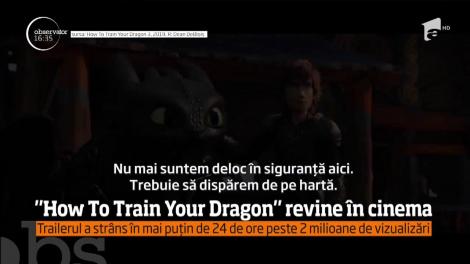 "How to train your dragon" revine în cinema
