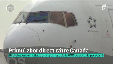 Rom&acirc;nii pot zbura direct către America, după NOUĂ ANI! C&acirc;t costă un bilet pentru un zbor &icirc;ntre București și Canada, fără escală