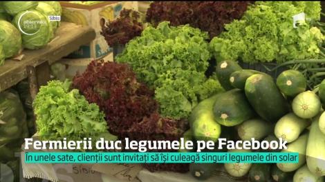 Fermierii duc legumele pe Facebook