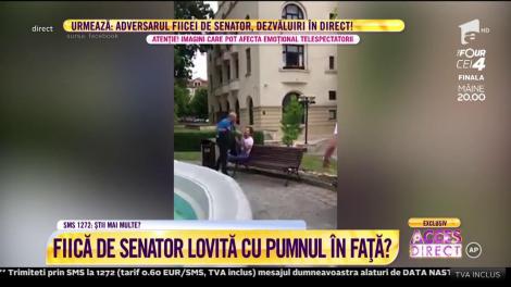 Fiica de senator, bătută pe stradă! Rebeca: "Mi-a dat un pumn în față, mi-a răsucit mâna"