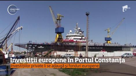 Investiţii europene în Portul Constanţa