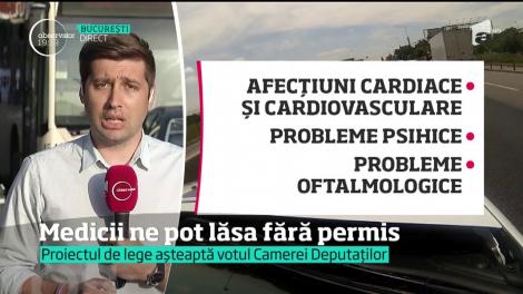 Medicii ne-ar putea lăsa fără permisul de conducere