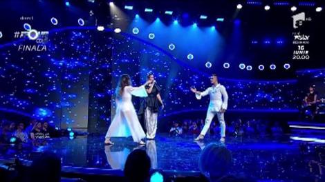 Feli Donose feat. "The Four" All Stars - ”Cine te crezi?” a răsunat în platoul emisiunii