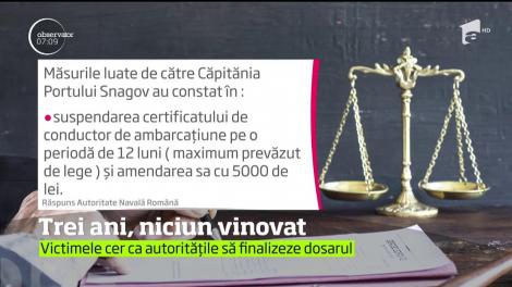 După trei ani &icirc;ncă nu s-a găsit un vinovat pentru accident de pe lacul Snagov