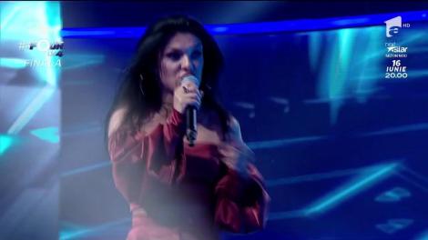 Duel."Lean on & Me Blow ya mind". Vezi interpretarea Anastasiei Sandu, în finala "The Four - Cei 4"!