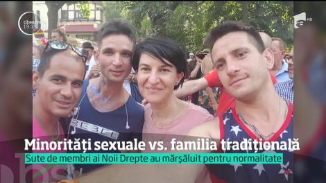 Sute de membri ai Noii Drepte au mărşăluit pentru normalitate