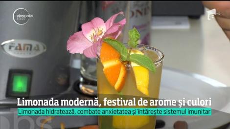 Limonada modernă, un festival de arome şi culori