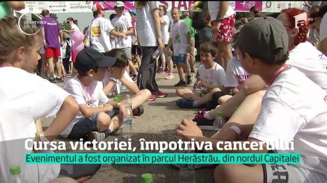 Învingătoarele din lupta cu cancerul la sân au alergat în cursa "Happy Run"