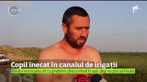 Un băiat de 12 ani s-a &icirc;necat &icirc;ntr-un canal de irigaţii dintr-o localitate buzoiană