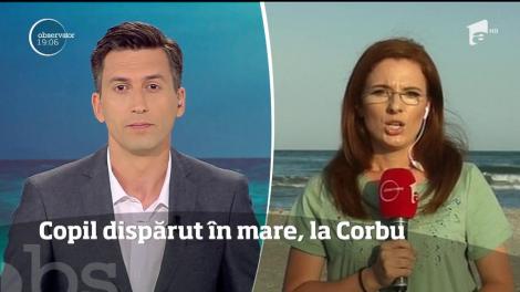 Un copil a dispărut în apele mării, pe plaja din Corbu